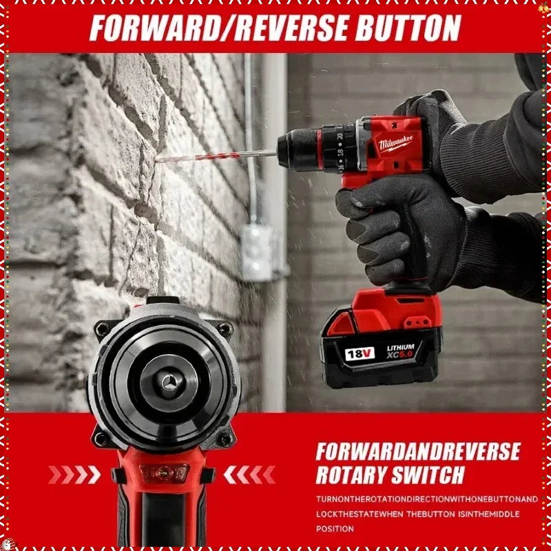 Cordless Brushless Impact Drill 150Nm 10mm Chuck
