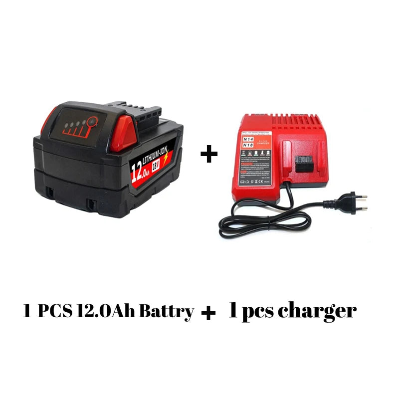 Replacement 18V Li-Ion Battery for Milwaukee M18 Tools