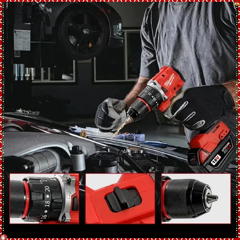 Cordless Brushless Impact Drill 150Nm 10mm Chuck