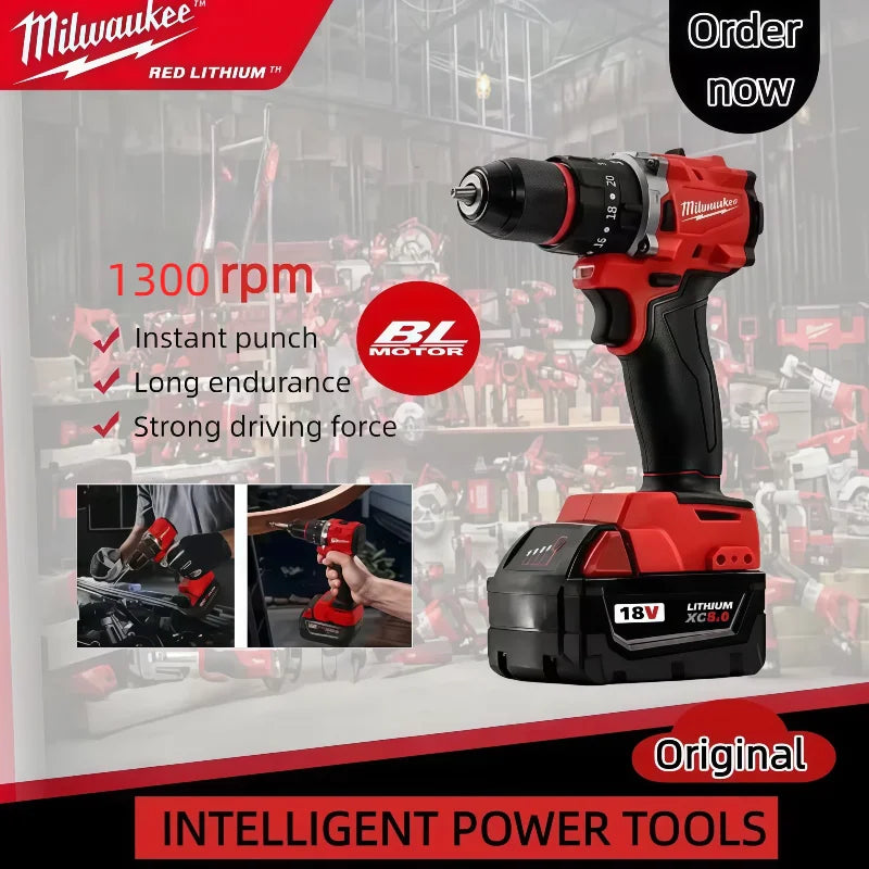 Cordless Brushless Impact Drill 150Nm 10mm Chuck
